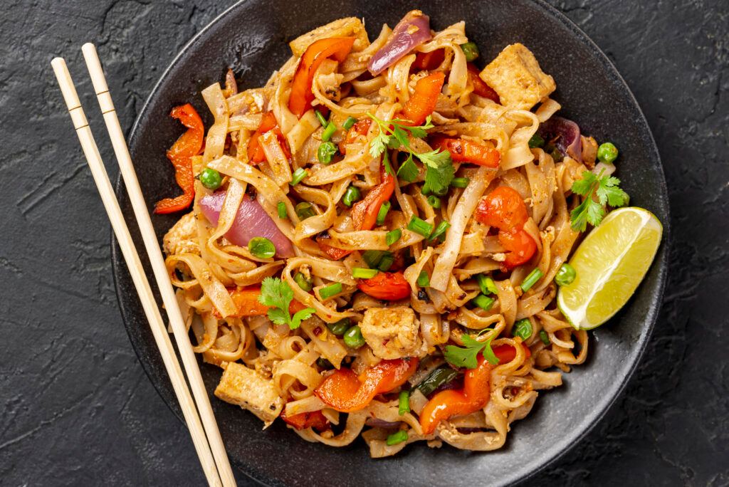 Pad See Ew Jay  - Vegetarian Food in Thailand