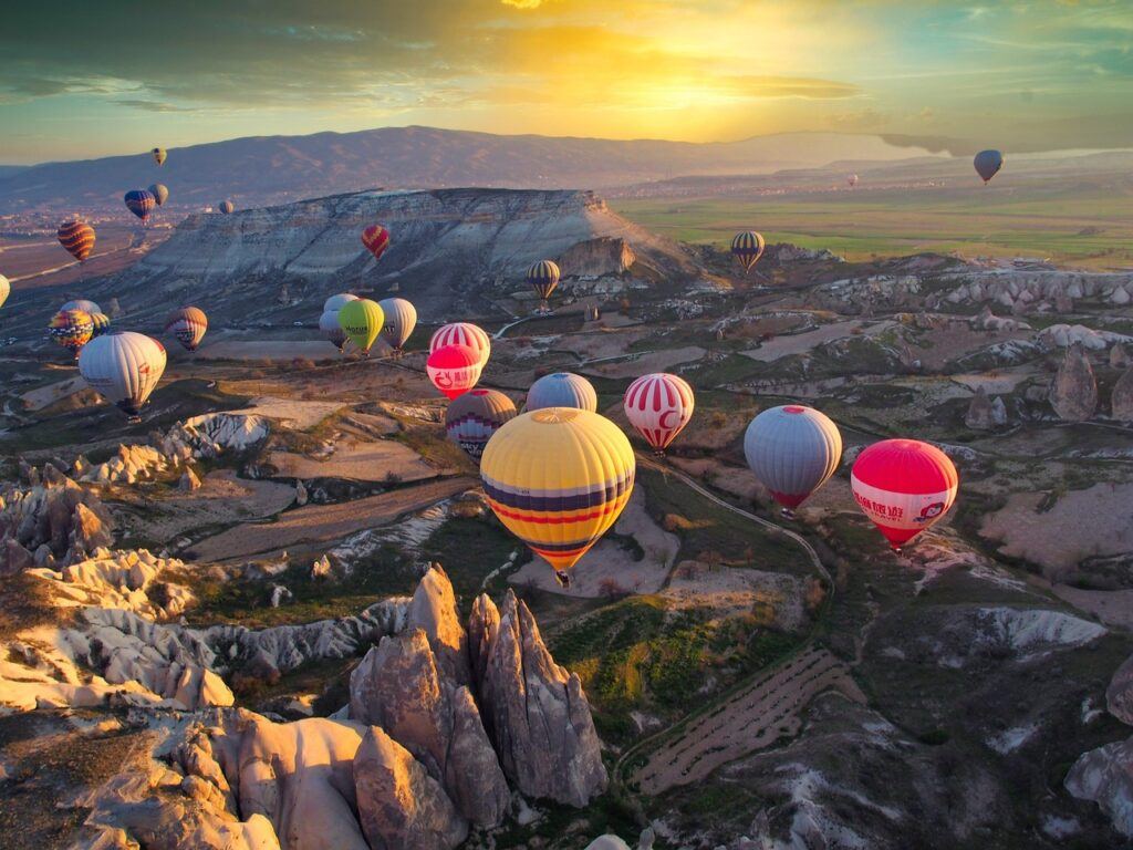 Hot Air Balloon Ride in Cappadocia: 