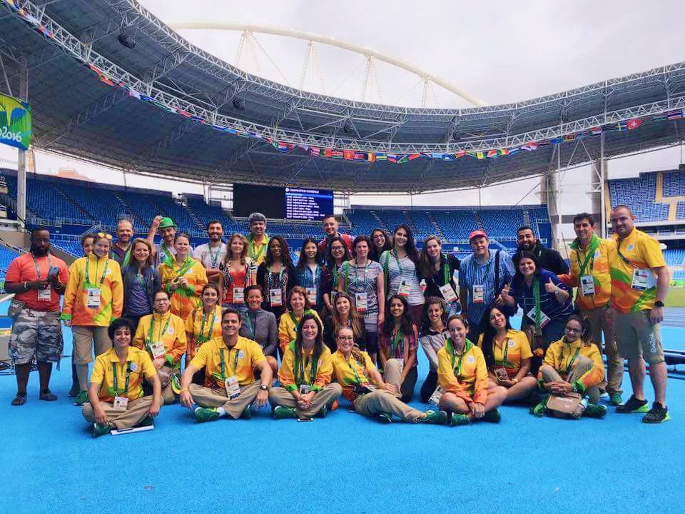 Rio 2016 Summer Olympics Volunteers - Group Photo
